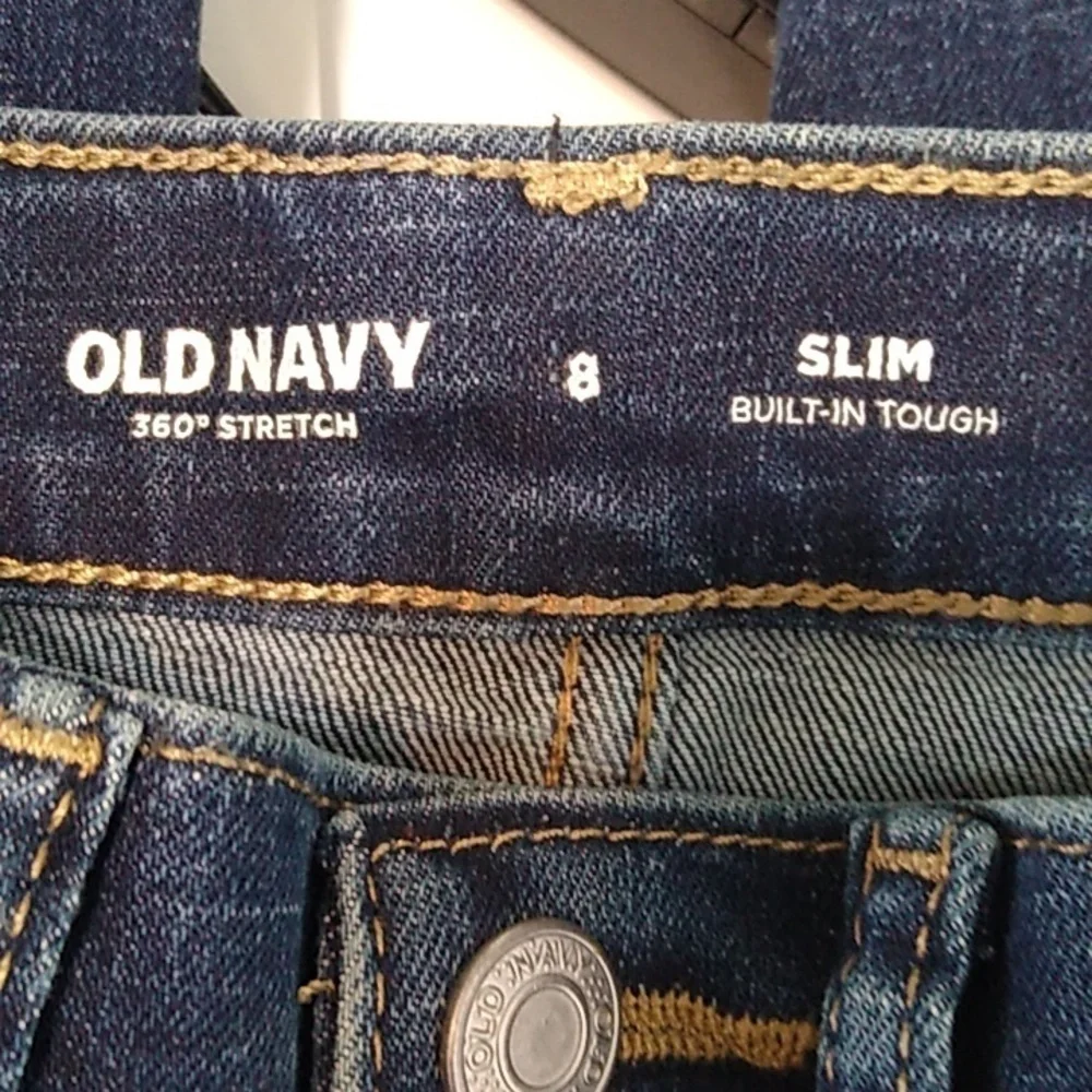 Old Navy Slim Dark Wash Jeans - Size 8